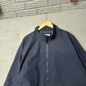 DULUTH TRADING CO Jacket Mens XL Cordura Nylon Full Zip Insulated Coat Navy Blue